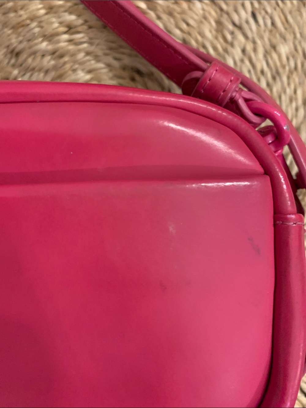 Tory Burch Perry Bombe Mini Crossbody Camera Bag in Pink - Picture 14 of 14